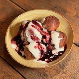 [GOGOSI CU LINGURA] Spoon donuts with yogurt, home made jam - 250 g