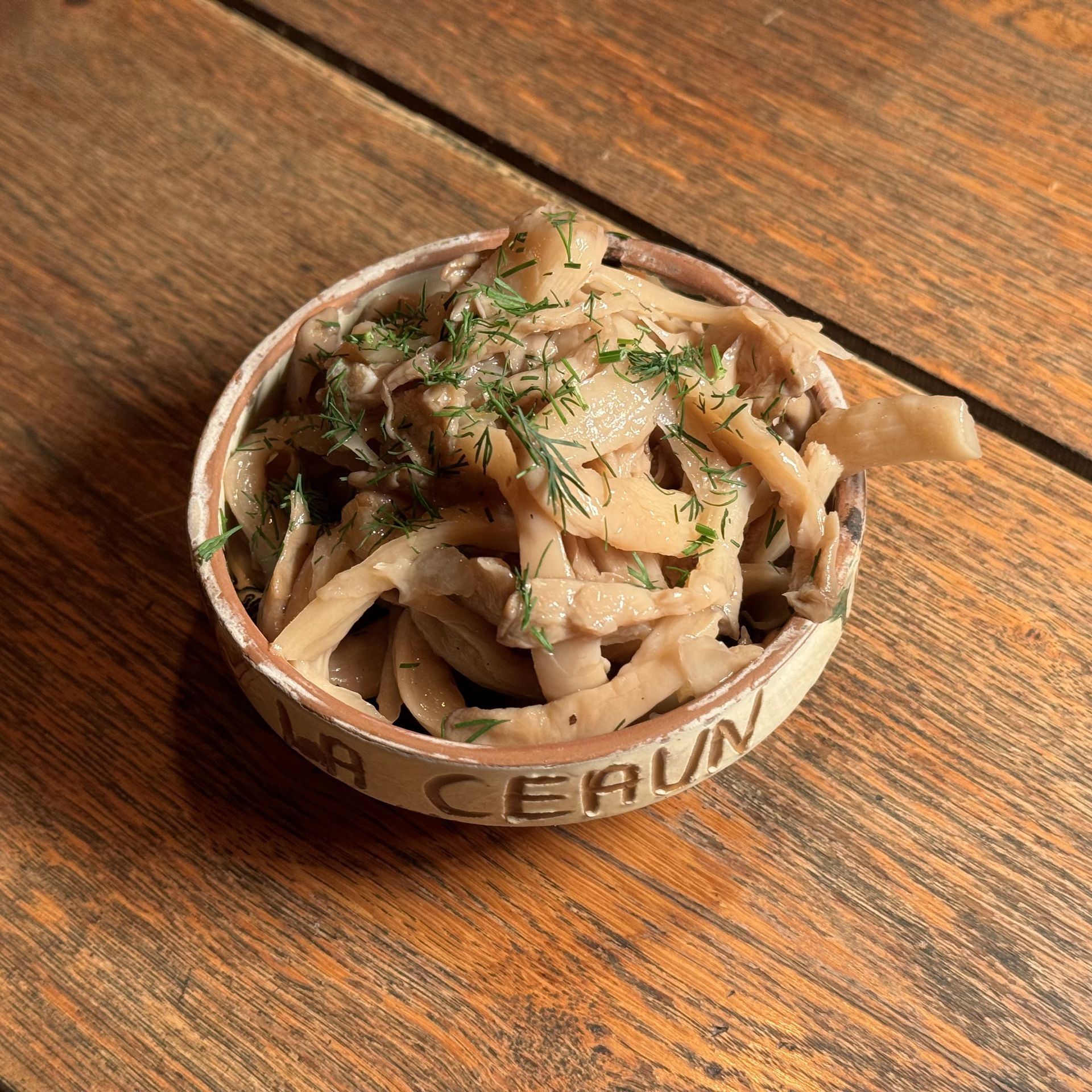 Pickled mushrooms salad - 100 g