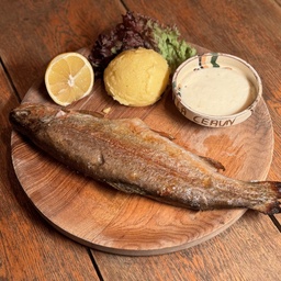 [PASTRAV] Grilled trout with polenta and garlic sauce - 450 g